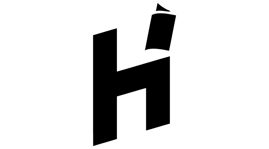 Post image for Henry Holt featuring a large diagonal uppercase H in black where the right upper half of the H seems snipped off and separated from the letter. Above the snipped off part is a small black flourish.