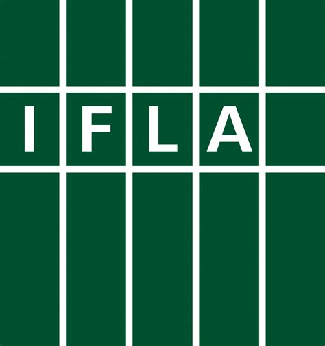 Hero image for the International Federation of Library Associations (IFLA) Libraries for Children and Young Adults Section featuring their logo which is a dark green grid with the organization's acronym in white within the green blocks.