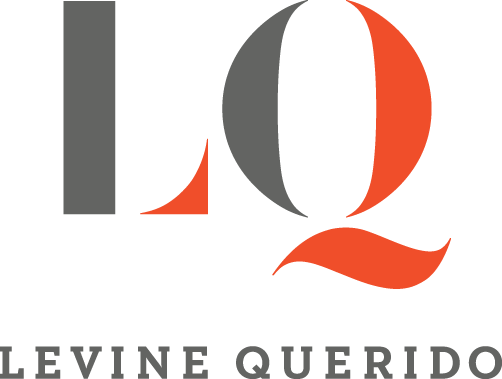 Post image for Levine Querido featuring their logo which is the letters "L" and "Q" in a large stylized font where one half of the letters are dark gray and the other half are a red orange color. Below that the name "Levine Querido" is displayed in the same dark grey color in uppercase letters in a serif font.