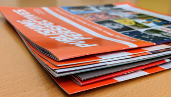 Post image for Publishing Perspectives featuring a photo of a stack of magazines or brochures published by Publishing Perspectives.